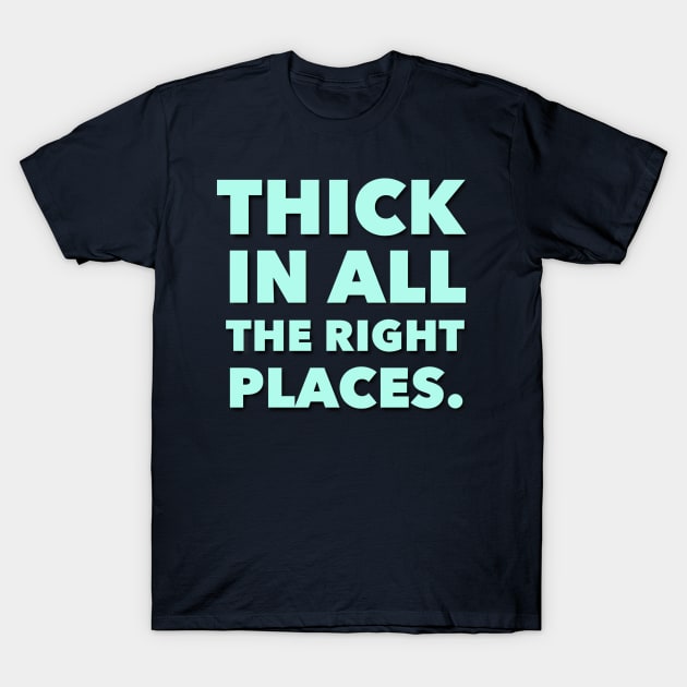Thick In Places T-Shirt by JasonLloyd